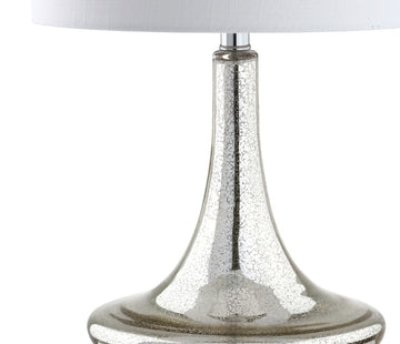 Cecile 25.5" Glass Teardrop LED Table Lamp - JONATHAN Y